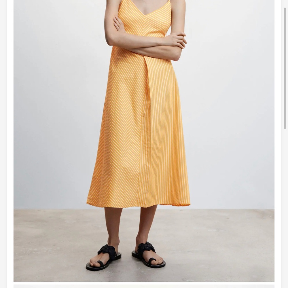 New with tags mango yellow dress